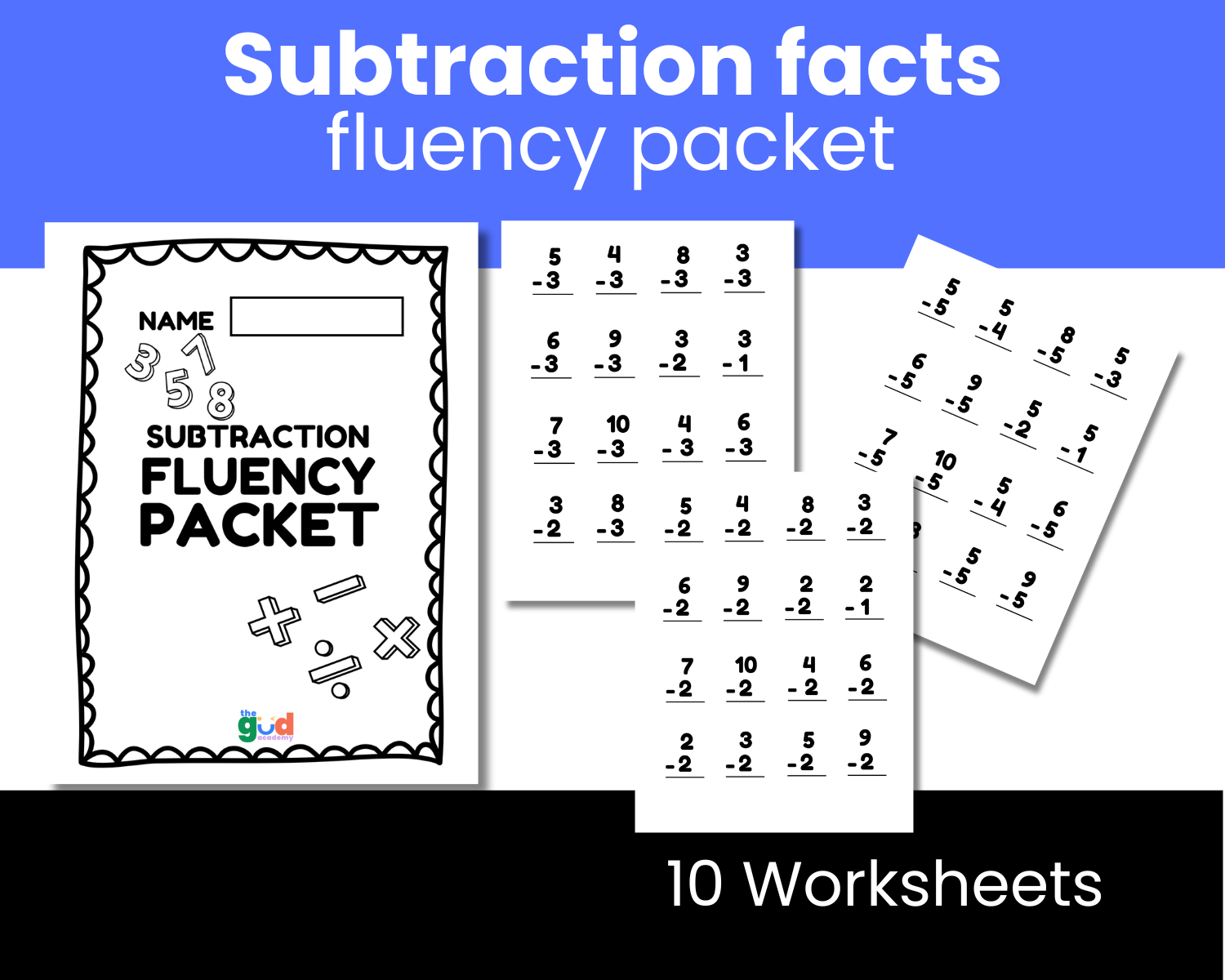 Addition and Subtraction Facts Packets Printable