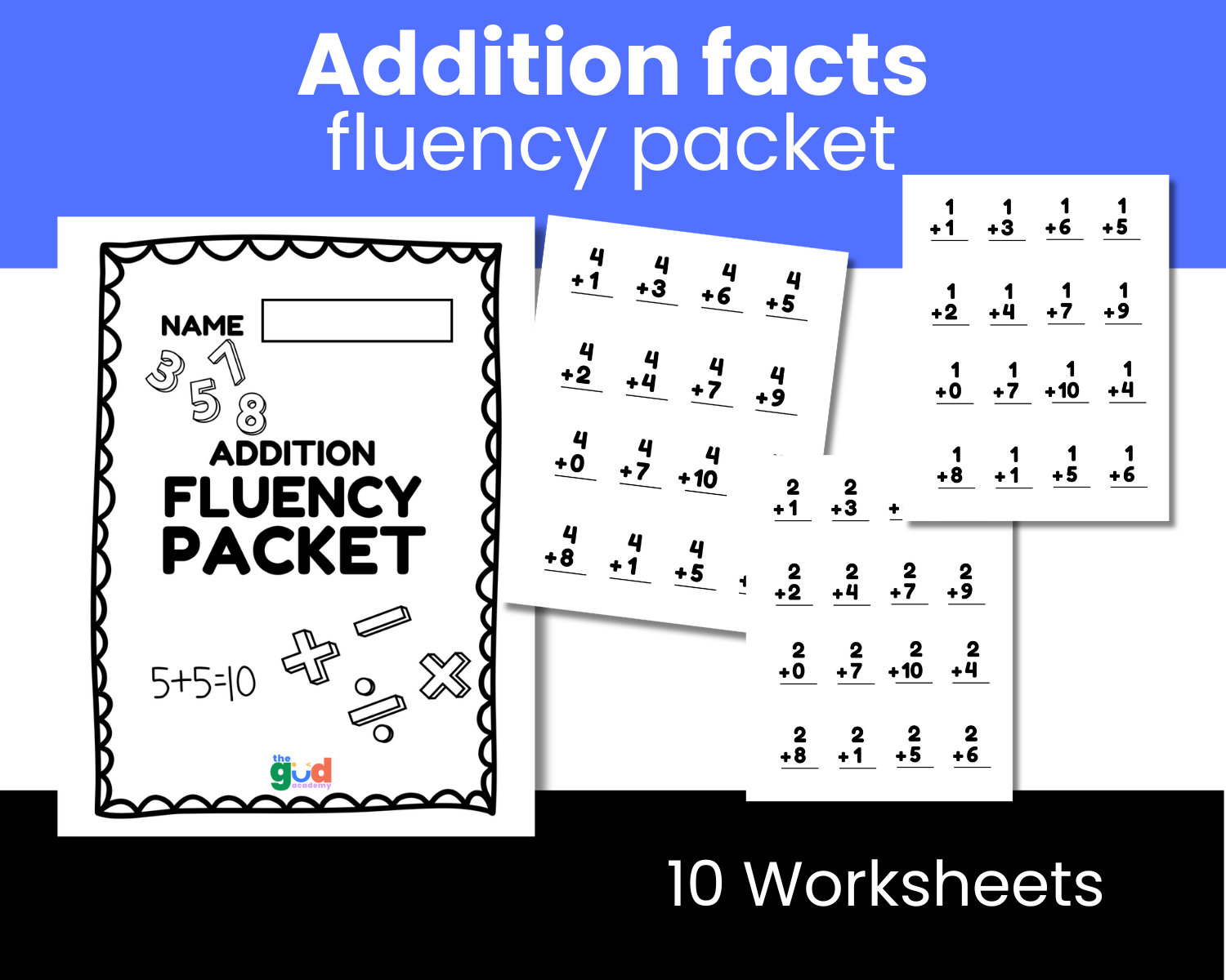 Addition and Subtraction Facts Packets Printable