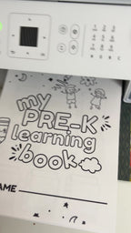 Pre-K Learning Book for Handwriting, numbers and more 100 Page Packet Printable