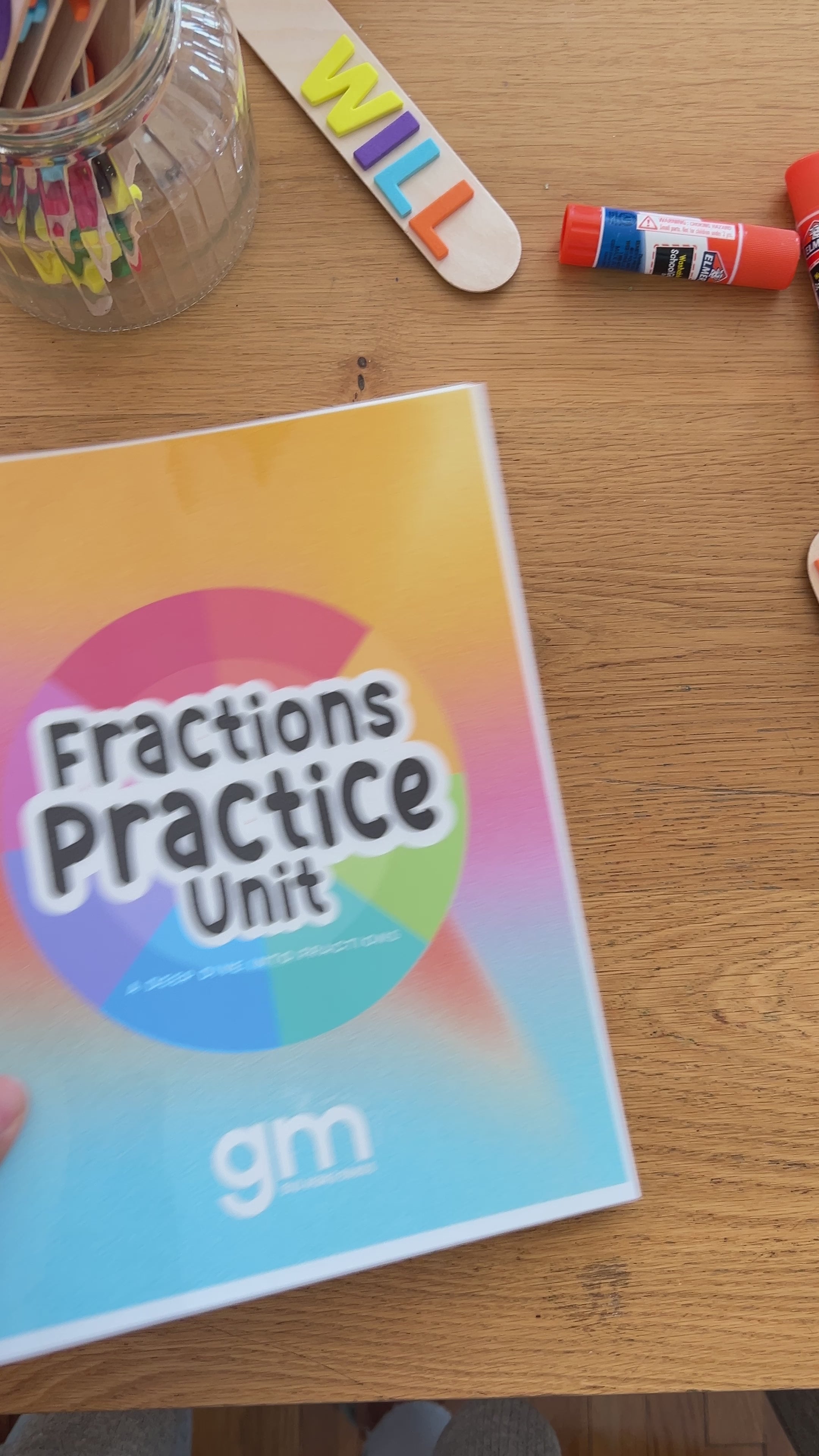 Fractions Practice Workbook Printable