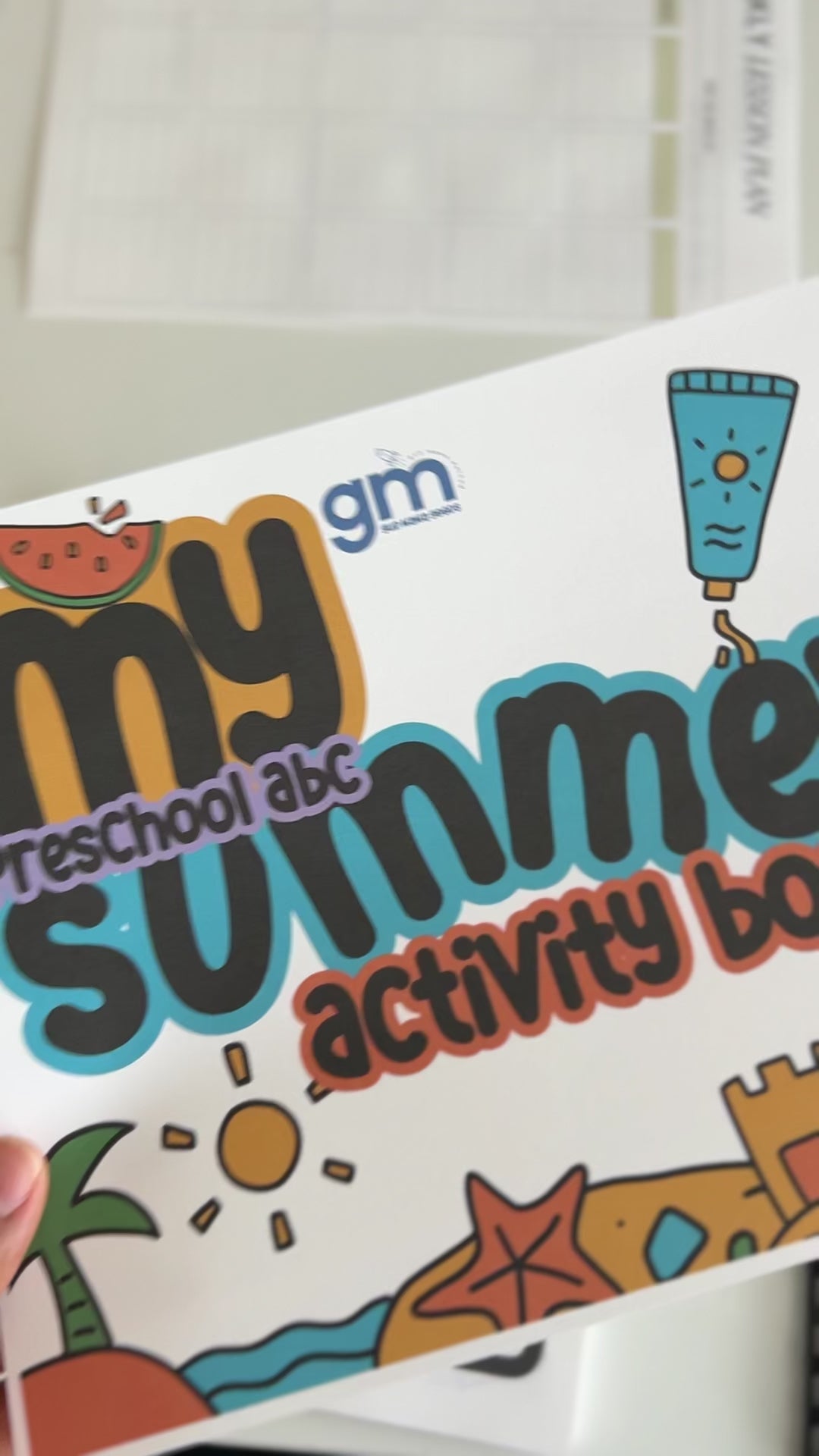 Summer Activity Book Mega Workbook Printable